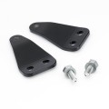 Xs650 foot peg brackets (mid stance) Black*
