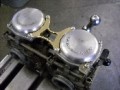 XS 650 Brass Carb Brace